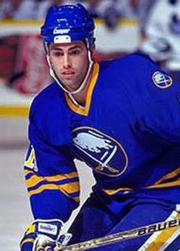 MICHAEL PECA Buffalo Sabres 1995 CCM Vintage Throwback Away Hockey Jersey 