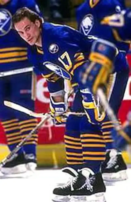 MIKE FOLIGNO Buffalo Sabres 1982 CCM Vintage Throwback Away NHL Hockey Jersey 