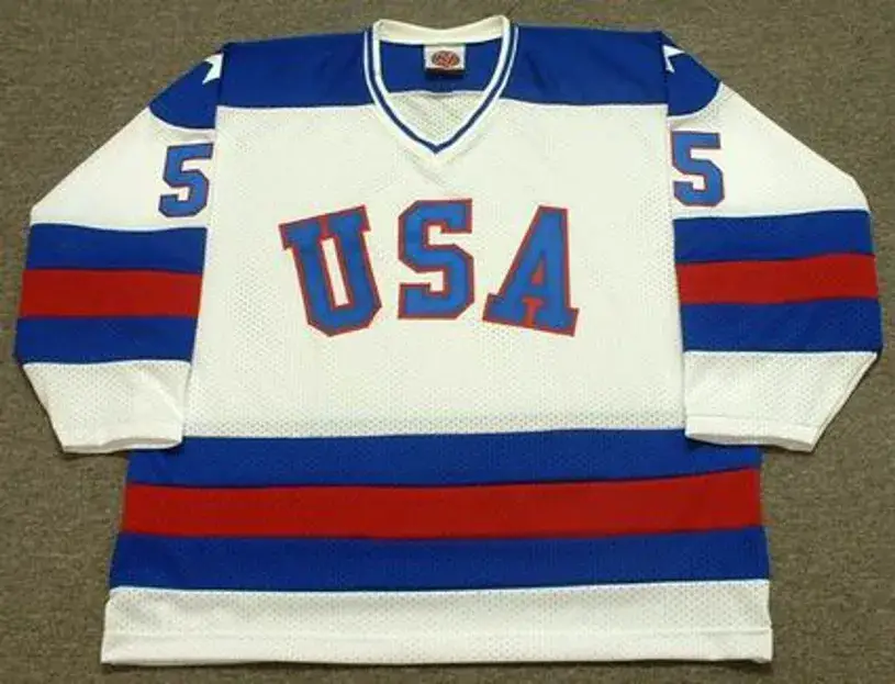 MIKE RAMSEY 1980 USA Olympic Hockey Jersey