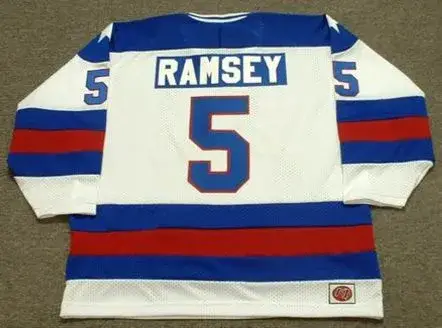 MIKE RAMSEY 1980 USA Olympic Hockey Jersey 
