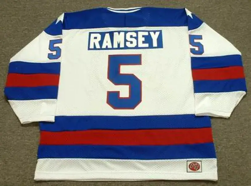MIKE RAMSEY 1980 USA Olympic Hockey Jersey 