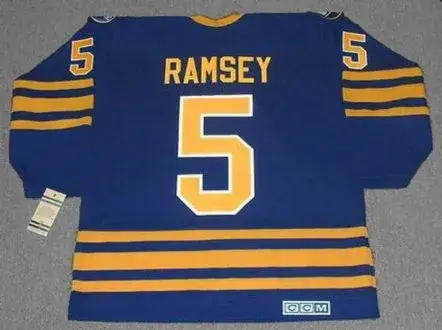 MIKE RAMSEY Buffalo Sabres 1992 CCM Vintage Throwback NHL Hockey Jersey 