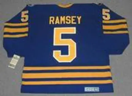 MIKE RAMSEY Buffalo Sabres 1992 CCM Vintage Throwback NHL Hockey Jersey 