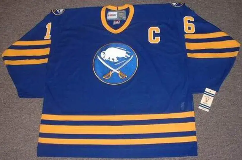 PAT LAFONTAINE Buffalo Sabres 1992 CCM Vintage Throwback Away Hockey Jersey