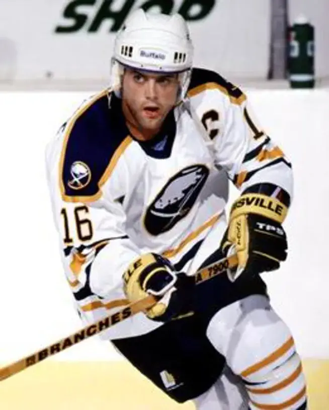 PAT LAFONTAINE Buffalo Sabres 1992 CCM Vintage Throwback Home Hockey Jersey 