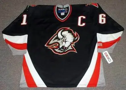 PAT LAFONTAINE Buffalo Sabres 1996 CCM Throwback Away NHL Hockey Jersey