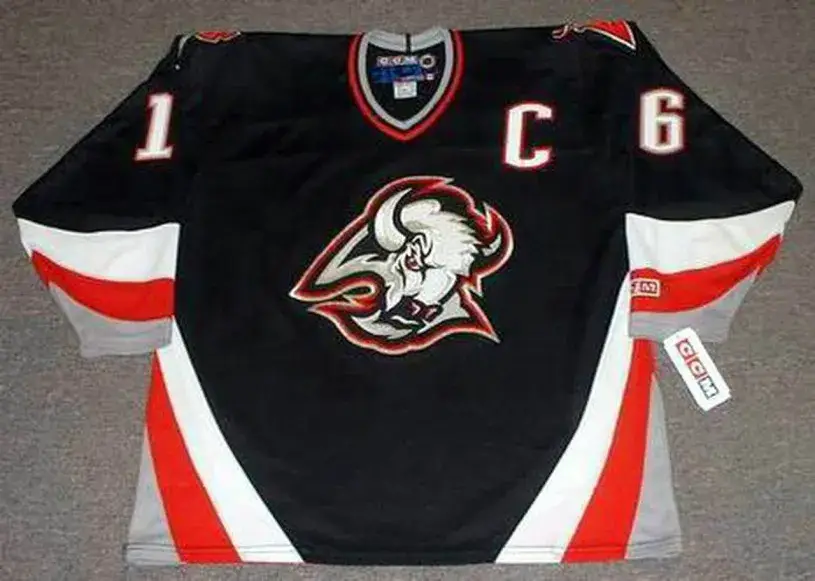 PAT LAFONTAINE Buffalo Sabres 1996 CCM Throwback Away NHL Hockey Jersey