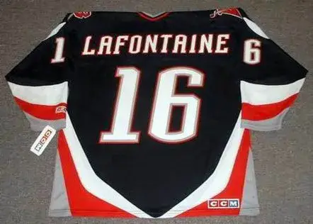 PAT LAFONTAINE Buffalo Sabres 1996 CCM Throwback Away NHL Hockey Jersey 