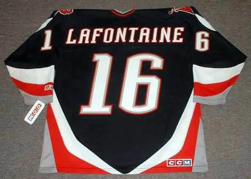 PAT LAFONTAINE Buffalo Sabres 1996 CCM Throwback Away NHL Hockey Jersey 