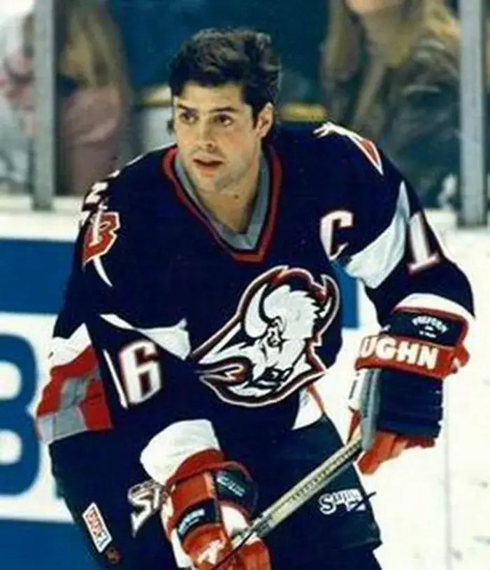 PAT LAFONTAINE Buffalo Sabres 1996 CCM Throwback Away NHL Hockey Jersey 