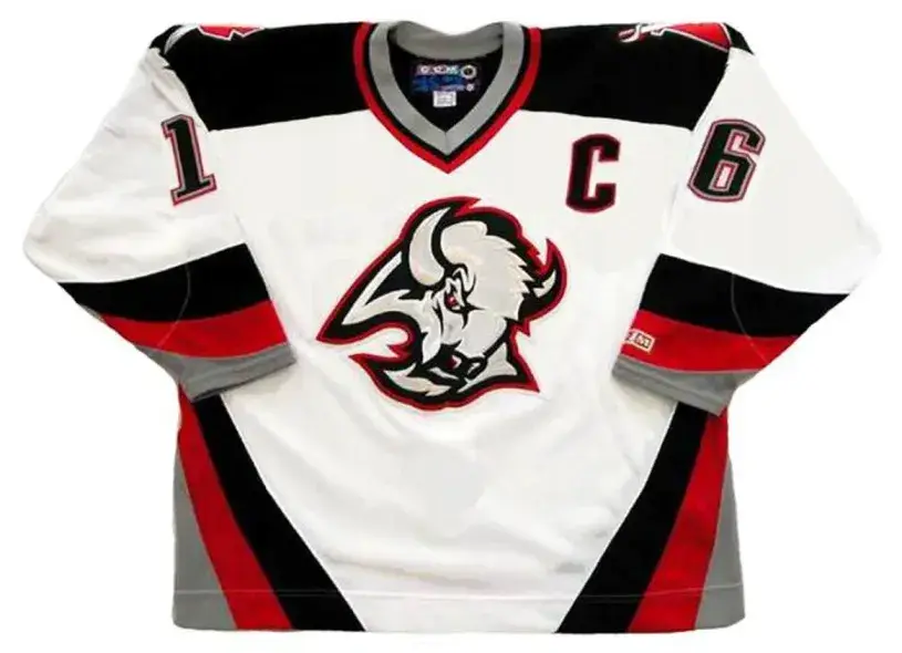 PAT LAFONTAINE Buffalo Sabres 1996 CCM Throwback Home NHL Hockey Jersey