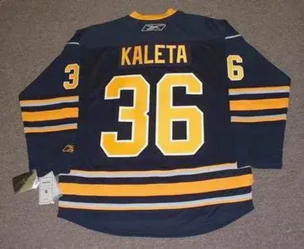 PATRICK KALETA Buffalo Sabres 2010 REEBOK Throwback NHL Hockey Jersey 