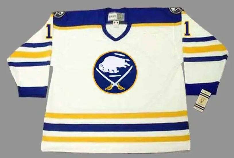 ROGER CROZIER Buffalo Sabres 1974 Home CCM Throwback NHL Hockey Jersey