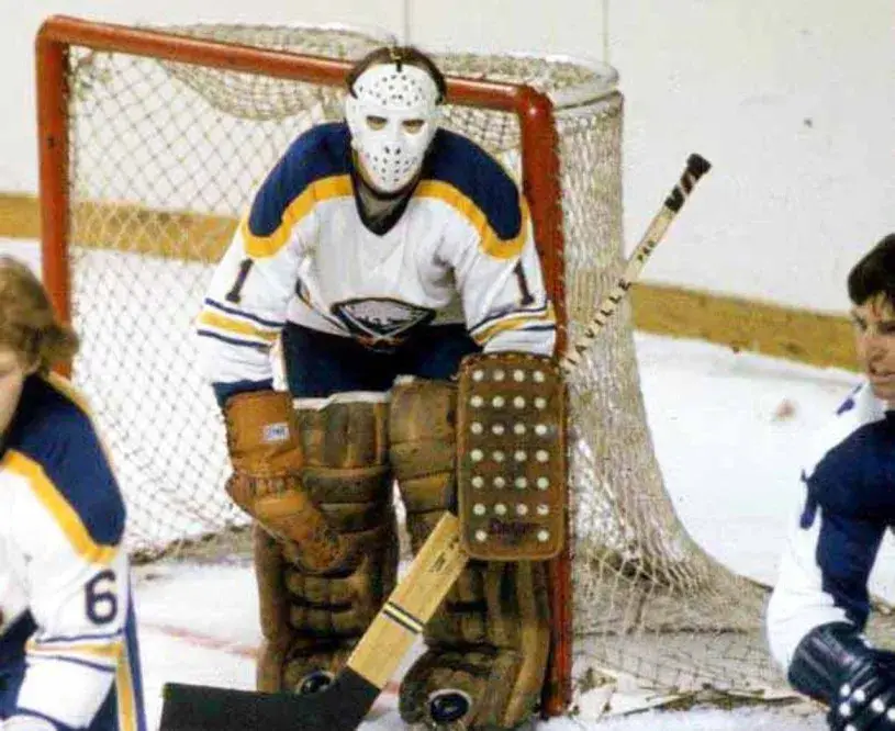 ROGER CROZIER Buffalo Sabres 1974 Home CCM Throwback NHL Hockey Jersey 
