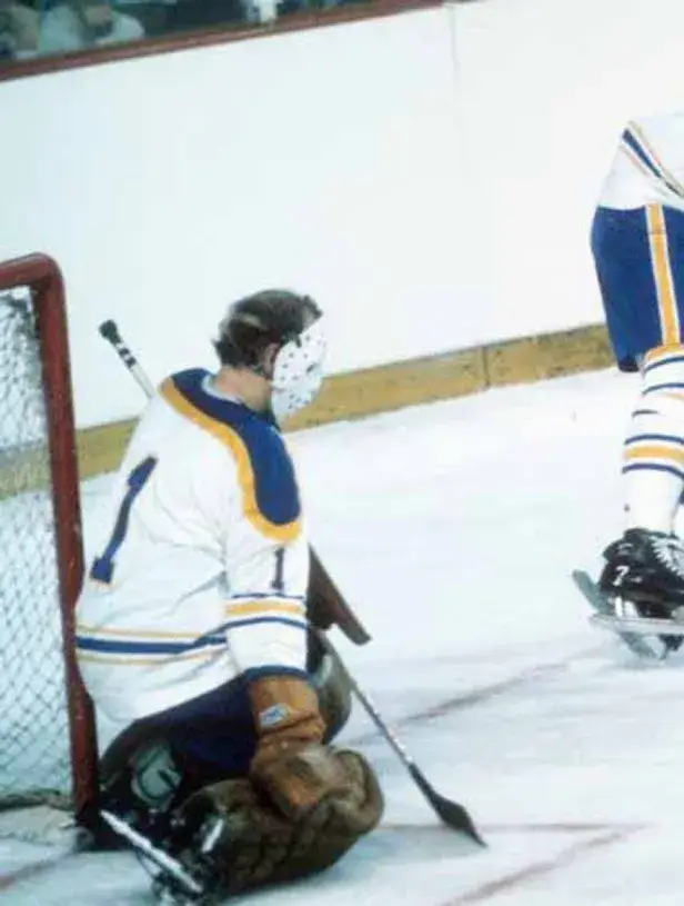 ROGER CROZIER Buffalo Sabres 1974 Home CCM Throwback NHL Hockey Jersey 