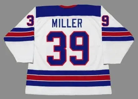 RYAN MILLER 2010 USA Nike Olympic Throwback Hockey Jersey 