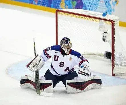 RYAN MILLER 2010 USA Nike Olympic Throwback Hockey Jersey 