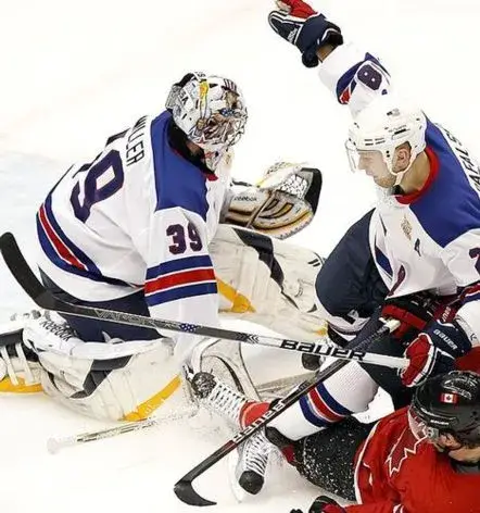 RYAN MILLER 2010 USA Nike Olympic Throwback Hockey Jersey 