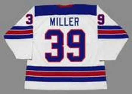 RYAN MILLER 2010 USA Nike Olympic Throwback Hockey Jersey 
