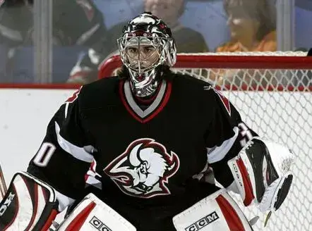 RYAN MILLER Buffalo Sabres 2005 Home CCM Throwback NHL Jersey 