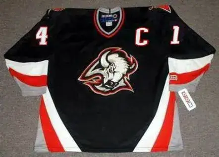 STU BARNES Buffalo Sabres 2001 CCM Vintage NHL Throwback Jersey