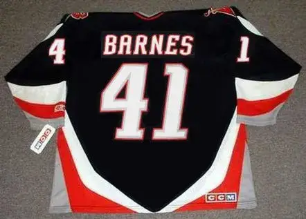 STU BARNES Buffalo Sabres 2001 CCM Vintage NHL Throwback Jersey 