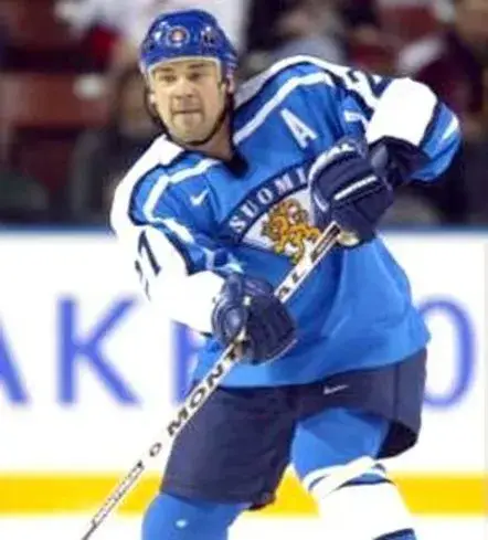TEPPO NUMMINEN 2002 Team Finland Nike Olympic Throwback Hockey Jersey 
