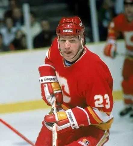 PAUL REINHART Calgary Flames 1984 CCM Vintage Throwback NHL Hockey Jersey 