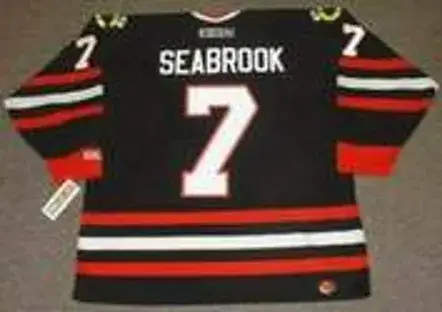 BRENT SEABROOK Chicago Blackhawks 2006 CCM Alternate Throwback NHL Hockey Jersey 