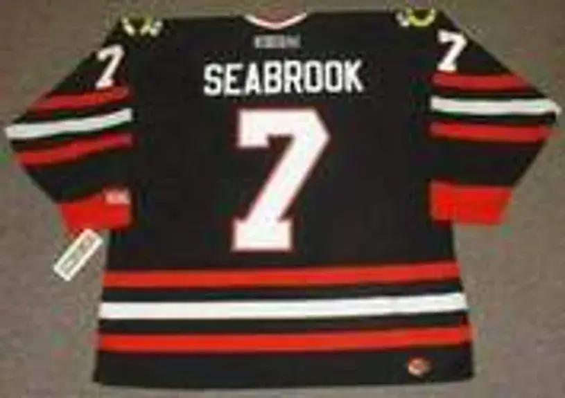 BRENT SEABROOK Chicago Blackhawks 2006 CCM Alternate Throwback NHL Hockey Jersey 