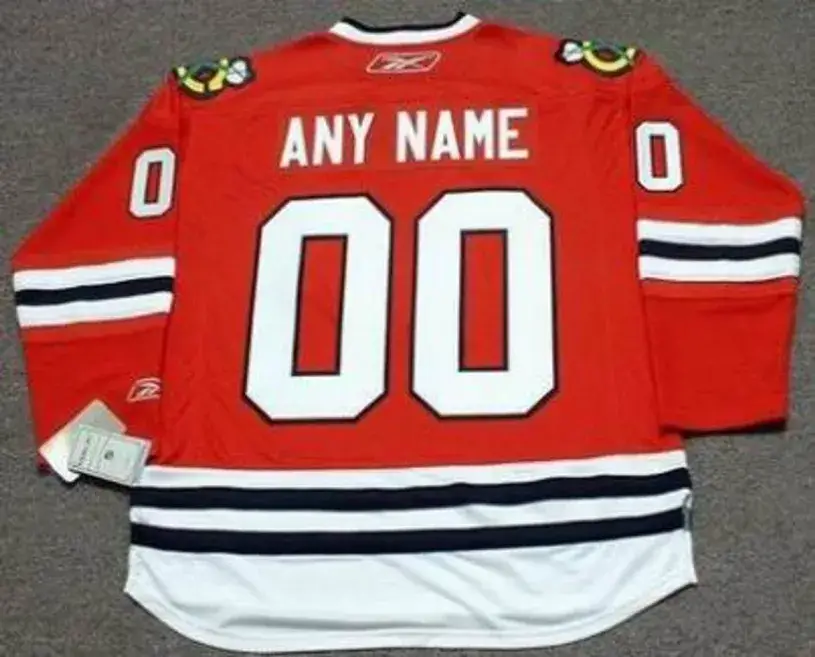 CHICAGO BLACKHAWKS Reebok 2010 Home Jersey Customized “Any Name & Number(s)” 