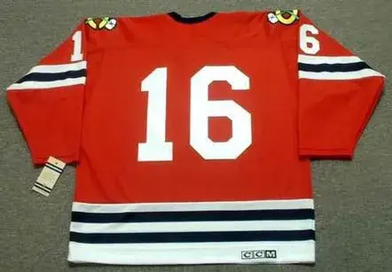 CHICO MAKI Chicago Blackhawks 1963 CCM Vintage Throwback NHL Jersey 