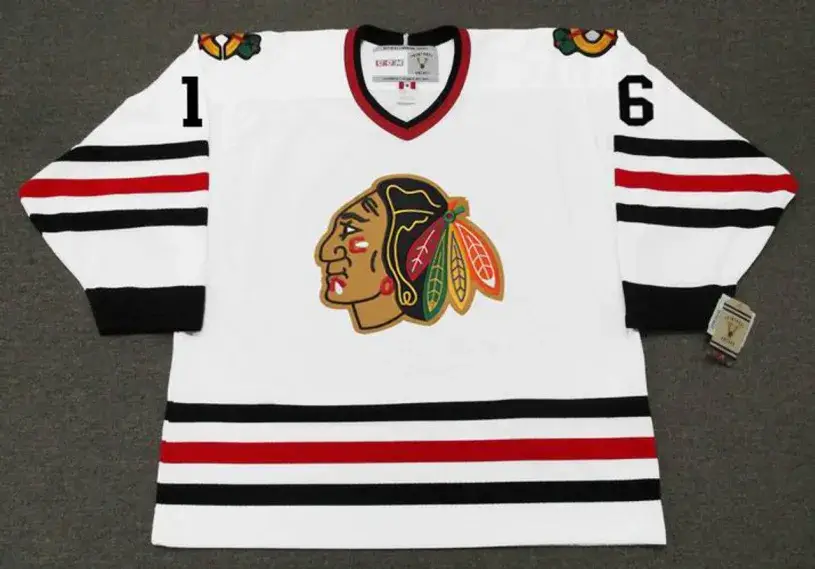 CHICO MAKI Chicago Blackhawks 1967 CCM Vintage Throwback NHL Hockey Jersey