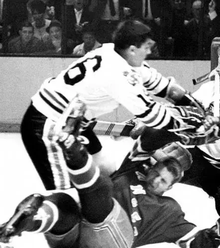 CHICO MAKI Chicago Blackhawks 1967 CCM Vintage Throwback NHL Hockey Jersey 