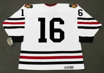 CHICO MAKI Chicago Blackhawks 1967 CCM Vintage Throwback NHL Hockey Jersey 