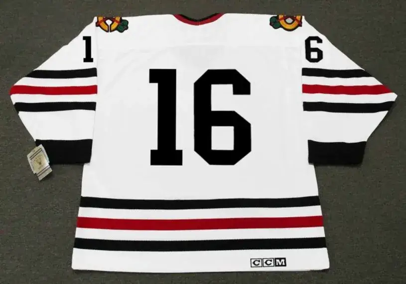 CHICO MAKI Chicago Blackhawks 1967 CCM Vintage Throwback NHL Hockey Jersey 
