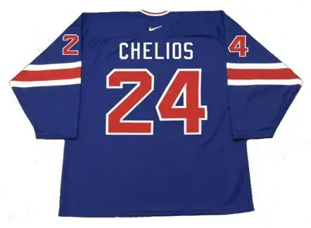 CHRIS CHELIOS 2004 “World Cup” USA Nike Throwback Hockey Jersey
