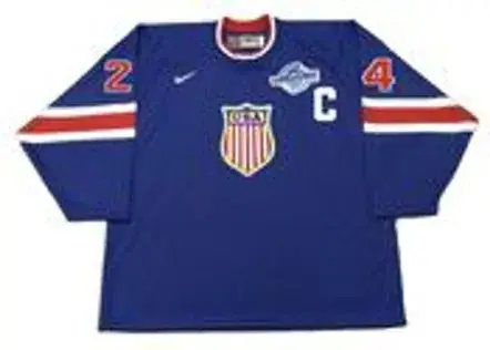 CHRIS CHELIOS 2004 “World Cup” USA Nike Throwback Hockey Jersey 