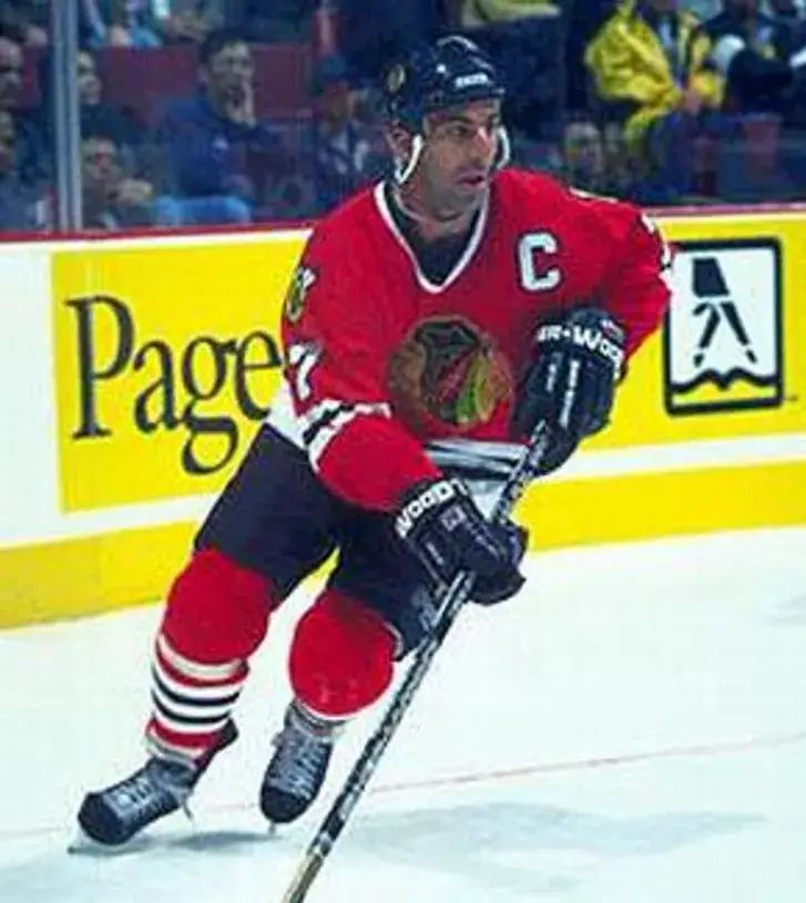 CHRIS CHELIOS Chicago Blackhawks 1996 CCM Throwback Away Hockey Jersey 