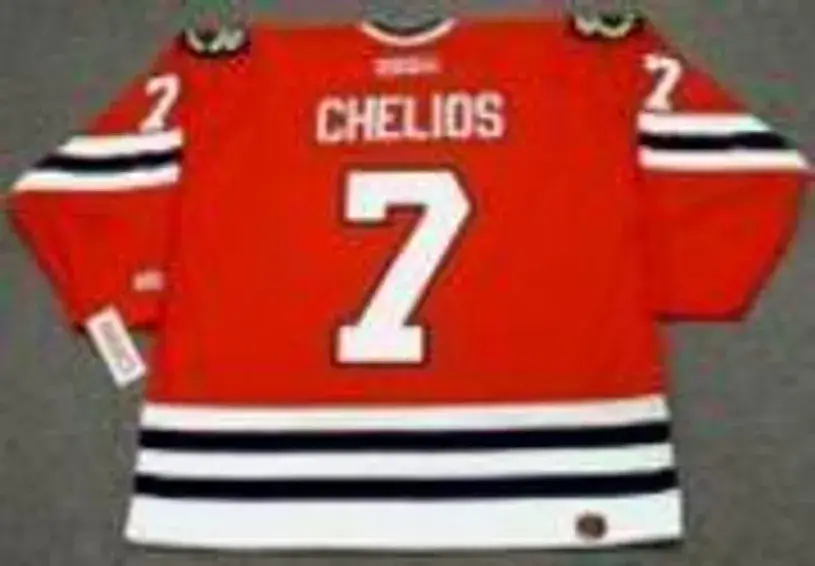 CHRIS CHELIOS Chicago Blackhawks 1996 CCM Throwback Away Hockey Jersey 