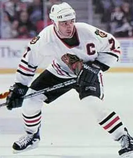 CHRIS CHELIOS Chicago Blackhawks 1996 CCM Throwback Home NHL Hockey Jersey 