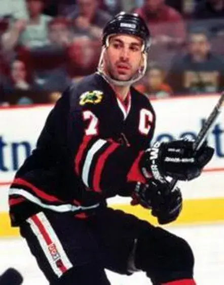 CHRIS CHELIOS Chicago Blackhawks 1998 CCM Throwback Alternate NHL Hockey Jersey 