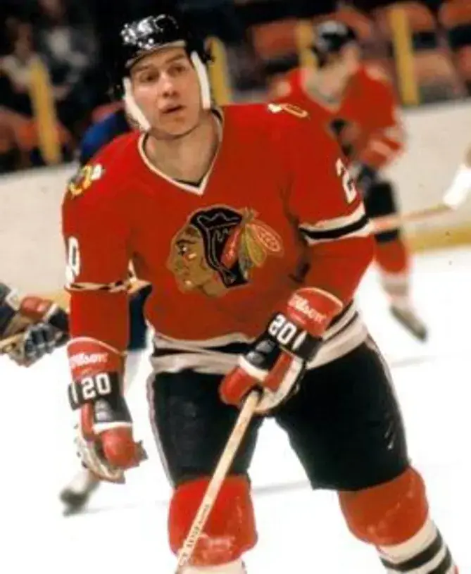 CLIFF KOROLL Chicago Blackhawks 1975 CCM Throwback NHL Hockey Jersey 