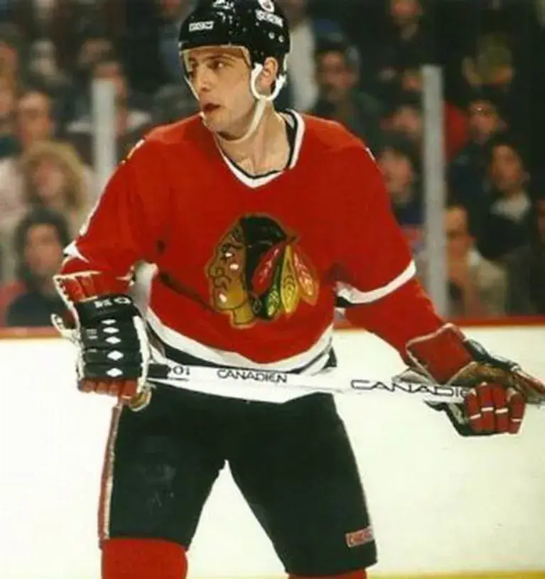 CURT FRASER Chicago Blackhawks 1985 CCM Throwback Home NHL Hockey Jersey 
