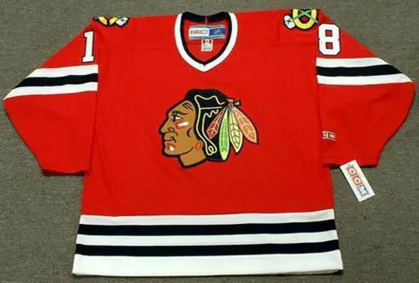 DARCY ROTA Chicago Blackhawks 1975 CCM Throwback NHL Hockey Jersey