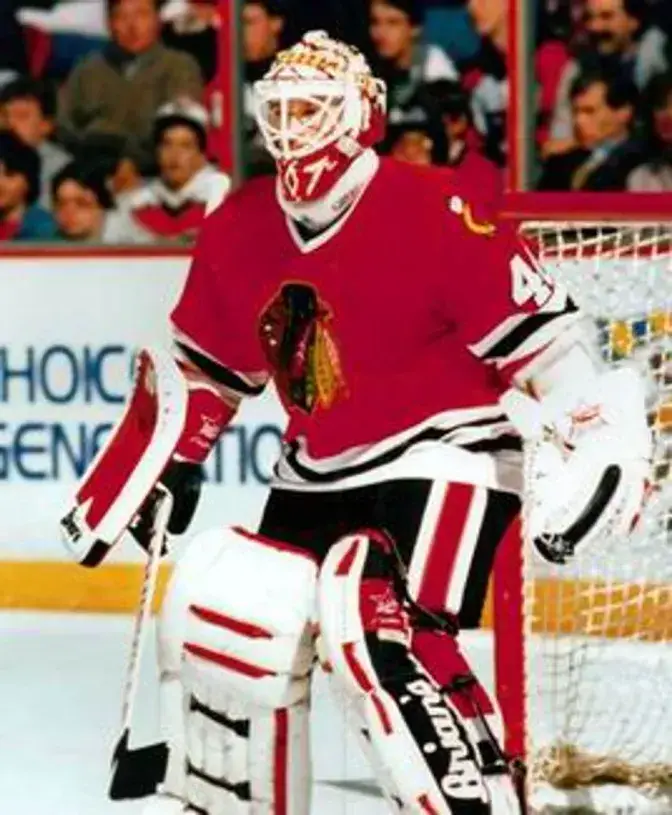 DARREN PANG Chicago Blackhawks 1987 CCM Throwback NHL Hockey Jersey 