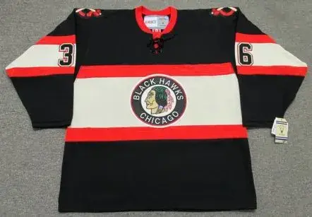 DAVE BOLLAND Chicago Blackhawks 1930’s CCM Vintage NHL Hockey Jersey