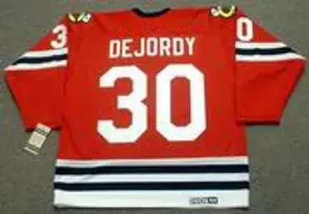 DENIS DEJORDY Chicago Blackhawks 1963 CCM Vintage Throwback NHL Jersey 