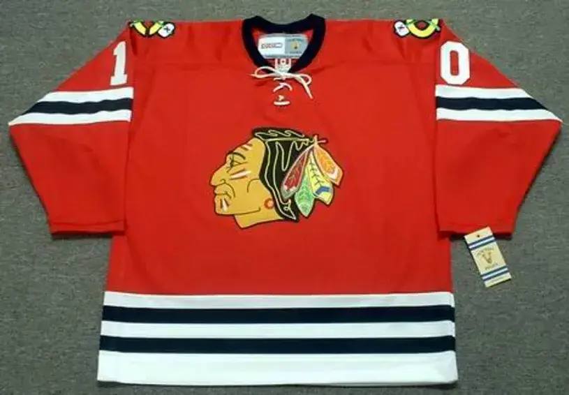 DENNIS HULL Chicago Blackhawks 1964 CCM Vintage Throwback NHL Jersey