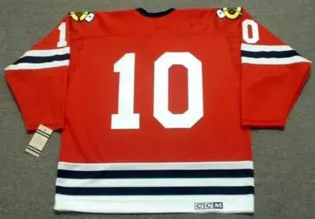 DENNIS HULL Chicago Blackhawks 1964 CCM Vintage Throwback NHL Jersey 